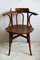 Antique Belgian Art Nouveau Bentwood Office Chair 1