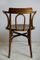 Antique Belgian Art Nouveau Bentwood Office Chair 7