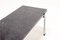 Mid-Century Grey Limestone & Chrome Coffee Table, 1960s 2