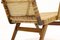 Mid-Century Teak and Cane Armchair, 1950s, Image 2