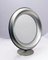 Brushed Steel Vanity Mirror from Missaglia, 1970s, Image 1