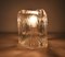 German Crystal Glass Table Lamp from Peill & Putzler, 1970s 11