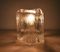 Lámpara de mesa alemana de cristal de Peill & Putzler, años 70, Imagen 11