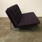 Purple & Chrome Two-Seater Sofa by Kho Liang Ie & Wim Crouwel for Artifort, 1968, Image 3