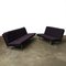 Purple & Chrome 3-Seater Sofa by Kho Liang Ie & Wim Crouwel for Artifort, 1968 14