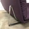 Purple & Chrome 3-Seater Sofa by Kho Liang Ie & Wim Crouwel for Artifort, 1968 9