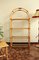 Italian Bamboo & Smoked Glass Bookcase, 1960s 5