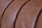 Sofá Togo Kentucky vintage de cuero marrón de Michel Ducaroy para Ligne Roset, Imagen 12