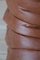 Sofá Togo Kentucky vintage de cuero marrón de Michel Ducaroy para Ligne Roset, Imagen 14