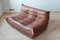 Vintage Kentucky Brown Leather Togo Sofa by Michel Ducaroy for Ligne Roset 2