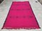 Tapis Vintage en Laine Rose, Turquie 1