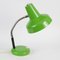Lámpara de escritorio vintage en verde, años 70, Imagen 5