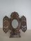 Vintage Italian Olive Wood Folding Mirror, Image 1