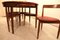 Juego de mesa de comedor Roundette & 6 sillas de Hans Olsen, 1952, Imagen 8