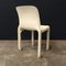 Weiße Selene Stühle von Vico Magistretti für Artemide, 1960er, 4er Set 2