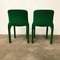 Green Selene Chairs by Vico Magistretti for Artemide, 1960s, Set of 4 6