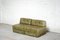 Sofá cama modular vintage de retazos de cuero. Juego de 2, Imagen 25