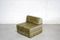 Sofá cama modular vintage de retazos de cuero. Juego de 2, Imagen 18