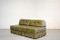 Sofá cama modular vintage de retazos de cuero. Juego de 2, Imagen 21