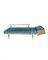 Oak & Blue Fabric Daybed by Ingmar Relling for Ekornes, 1960s 1