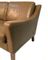 Danish Brown Leather Three-Seater Sofa, 1960s 5