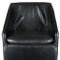 Italian Black Leatherette Armchair, 1980s, Image 6