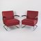 Wine Red Cantilever Chair from Thonet, 1930s 1