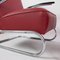 Wine Red Cantilever Chair from Thonet, 1930s 3