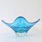 Cyan Blue Murano Glass Bowl, 1960s, Image 2