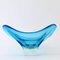 Cyan Blue Murano Glass Bowl, 1960s, Image 3