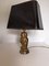 Gilt Metal Owl Lamp from Loevsky & Loevsky, 1960s, Image 1