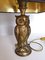 Gilt Metal Owl Lamp from Loevsky & Loevsky, 1960s 6