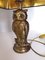 Gilt Metal Owl Lamp from Loevsky & Loevsky, 1960s 11