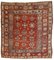 Antiker türkischer quadratischer Melas Teppich, 1880er 1