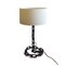 Mid-Century Brutalist Iron Chain Table Lamp, 1970s 1