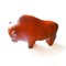 Mid-century Ceramic Buffalo Sculpture by Kurz Tschörner for Ruscha, 1960s 1