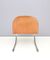 Italian Orange Skai Chairs with Metal Tubular Frame, 1970s, Set of 6, Image 8