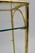French Gilded Faux Bamboo Bar Cart, 1960s, Image 8