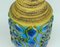 172-40 Blue & Ocher Floor Vase from Carstens, 1960s 5