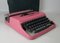 Princess Pink Pen 22 Typewriter from Olivetti, 1960s 9