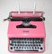 Princess Pink Pen 22 Typewriter from Olivetti, 1960s 4