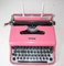 Princess Pink Pen 22 Typewriter from Olivetti, 1960s, Image 4