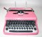 Princess Pink Pen 22 Schreibmaschine von Olivetti, 1960er 3