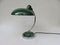 Lámparas de escritorio President en verde de Christian Dell para Kaiser Idell, años 30. Juego de 2, Imagen 4
