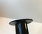 Vintage Italian Black Opaline Glass Vase from Stelvia, 1970s 6