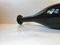 Vintage Italian Black Opaline Glass Vase from Stelvia, 1970s 3