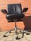 Vintage Black Leather Adjustable Swivel Chair by Antonio Citterio for Vitra, Image 13