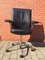 Vintage Black Leather Adjustable Swivel Chair by Antonio Citterio for Vitra 12