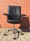 Vintage Black Leather Adjustable Swivel Chair by Antonio Citterio for Vitra, Image 12