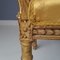 Banc Style Louis XVI 19ème Siècle en Bois Doré 8